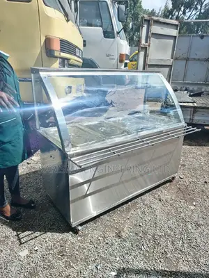 Curved Glass Food Warmer Bain Marie