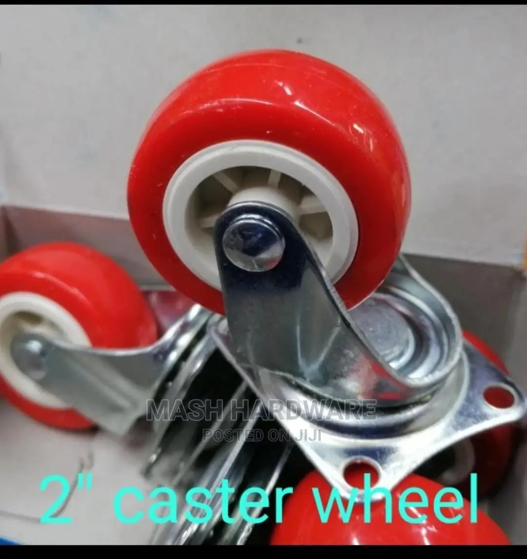 2" Set Red Casters