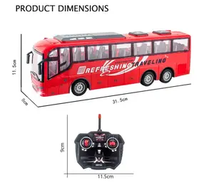 Remote Controlled RC Big Bus Refreshing Traveling