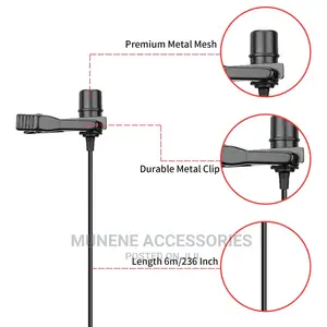 Boya BY-M1 Pro Omnidirectional Lavalier Condenser Microphone