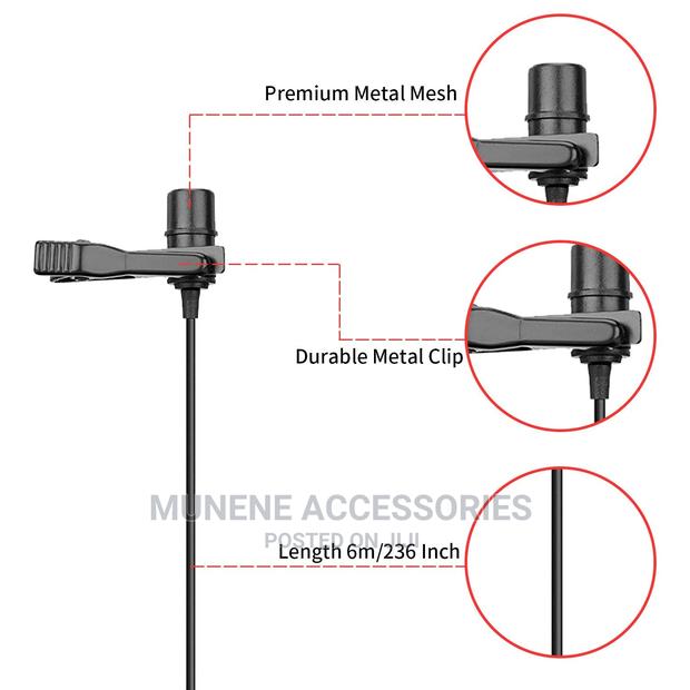 Boya BY-M1 Pro Omnidirectional Lavalier Condenser Microphone - thumbnail 3