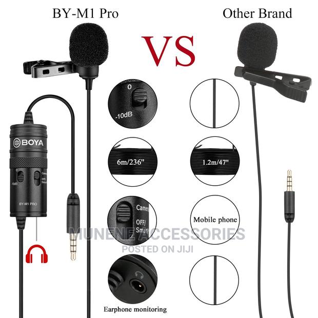 Boya BY-M1 Pro Omnidirectional Lavalier Condenser Microphone - thumbnail 6