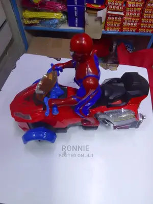 Quality Self-Driving Spiderman + Bike Music Sound Singing