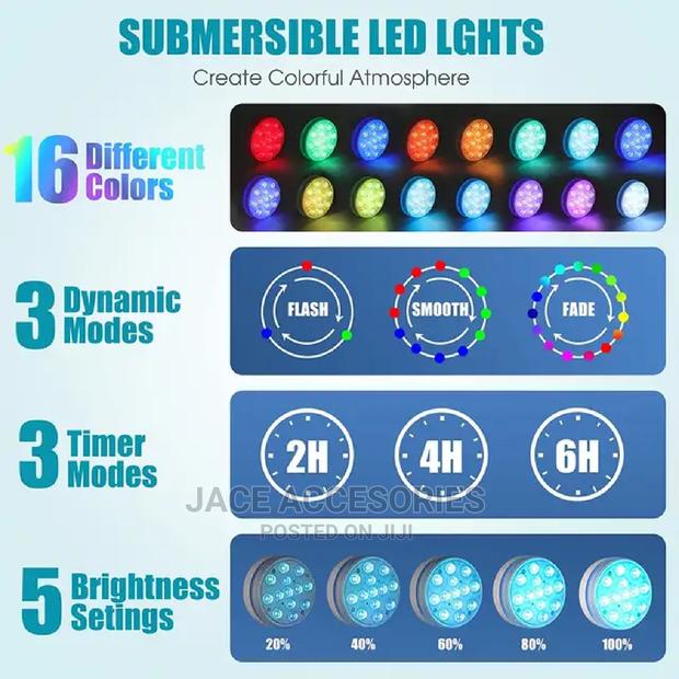 RGB Submersible Led Lights - thumbnail 5