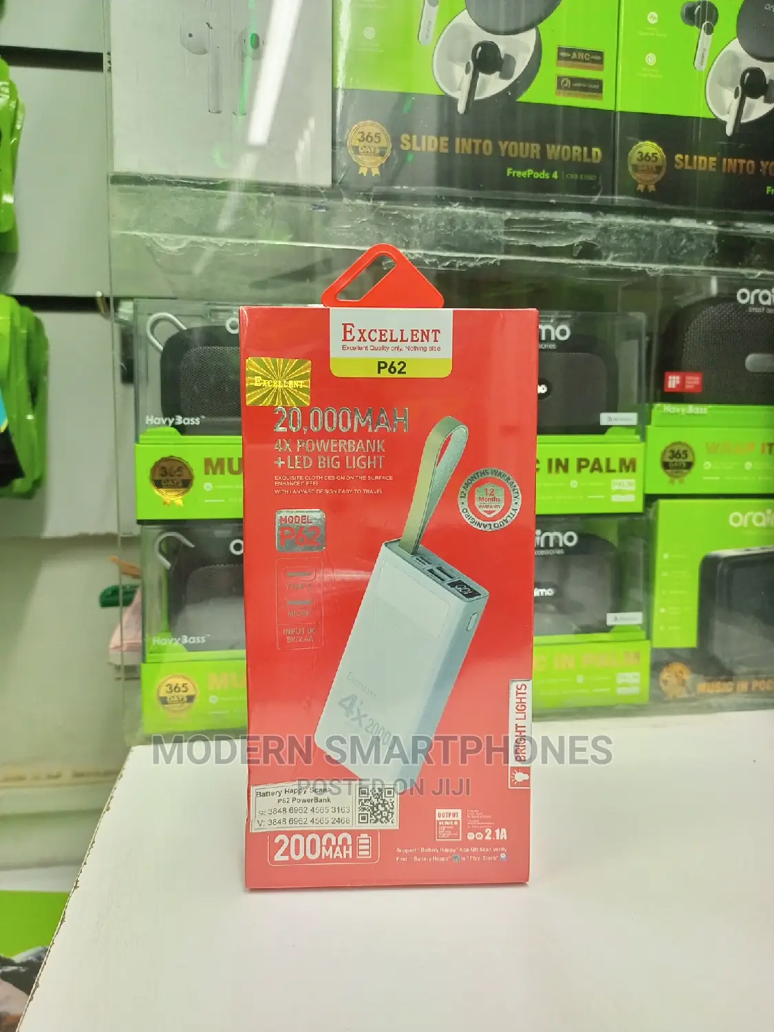 20000mah Excellent Power Back