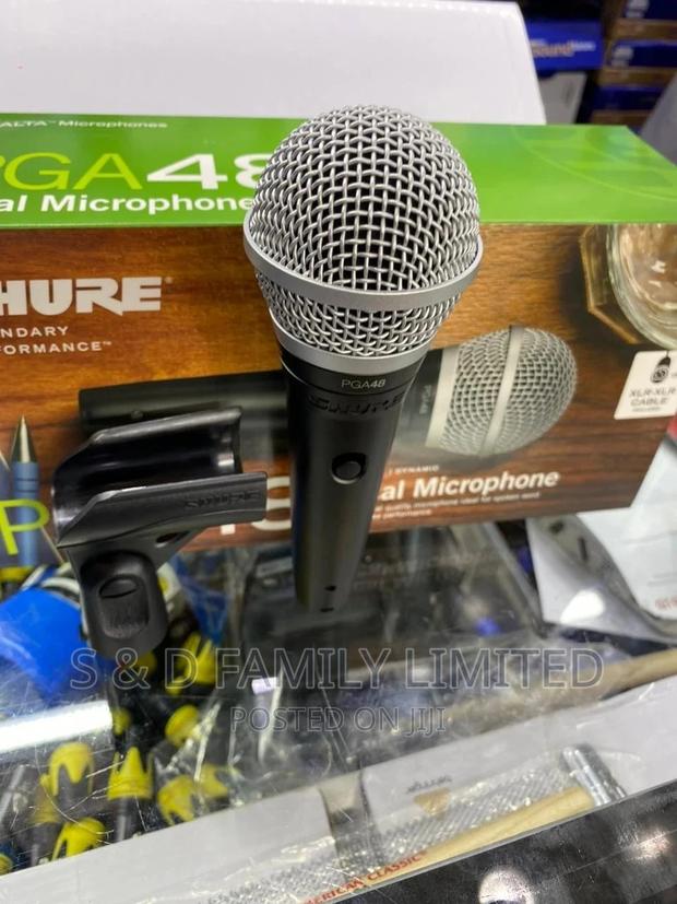 SHURE Cardioid Dynamic Vocal Microphone PGA48 - main view