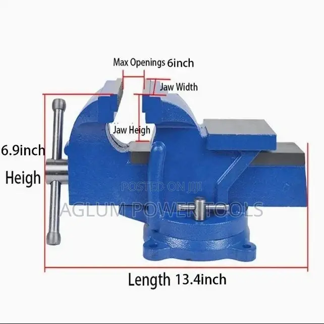 Bench Vice 6' Inches Turns 360°