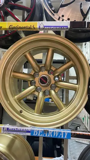 Gold Offset Rims Set 14 Inch