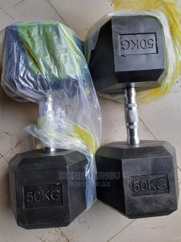Hexagon Dumbell , 50kgs - main view