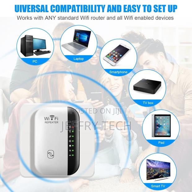 300mbps Wifi Range Extender Repeater Internet Signal Booster - thumbnail 3