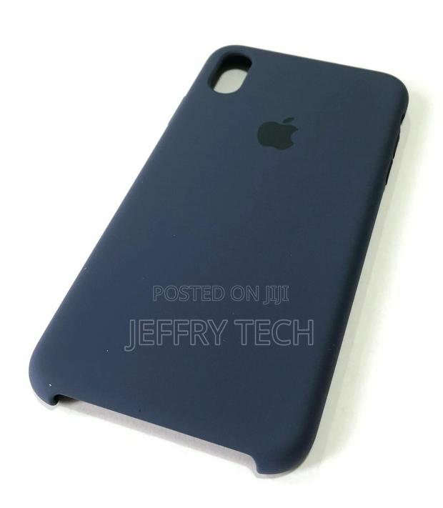 Silicone Case for iPhone XS Max Black/Pink Sand/Midnight Bl