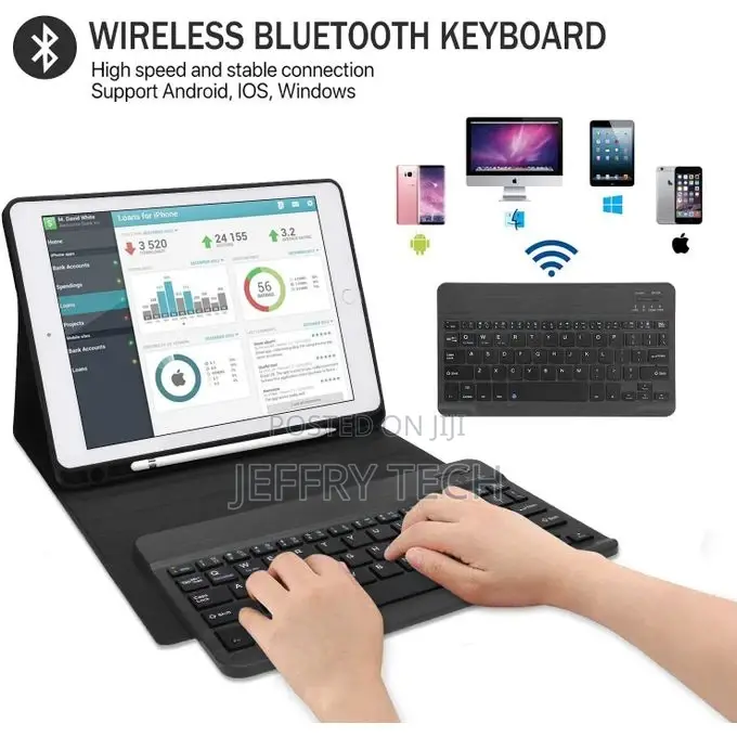 iPad Keyboard Case 9.7 Inch, Compatible With iPad 6th Gener