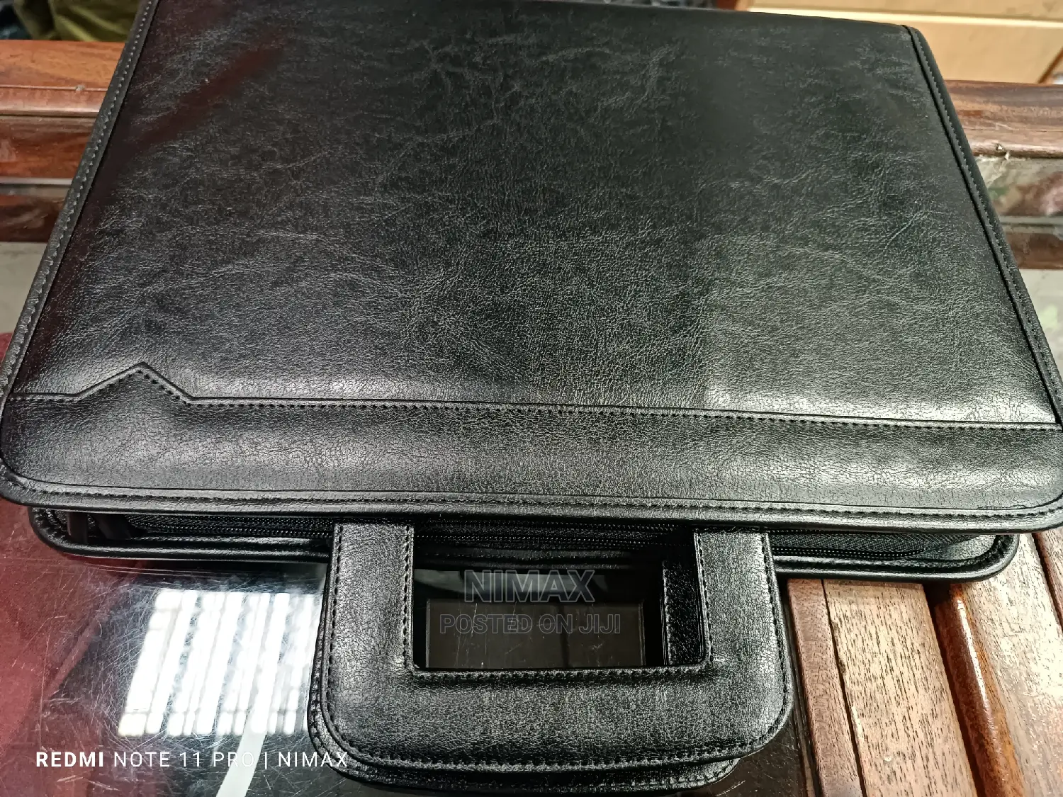 Documents Leather Folder With Handle