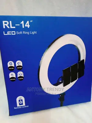 Rl 14 Inch Led Ring Light With Tripod Stand For