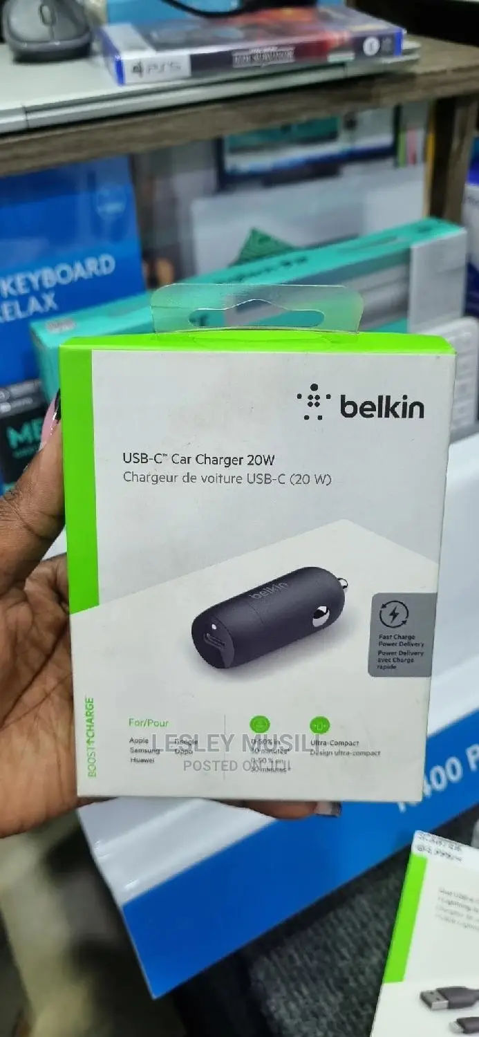 Belkin Usb-C Car Charger 20w