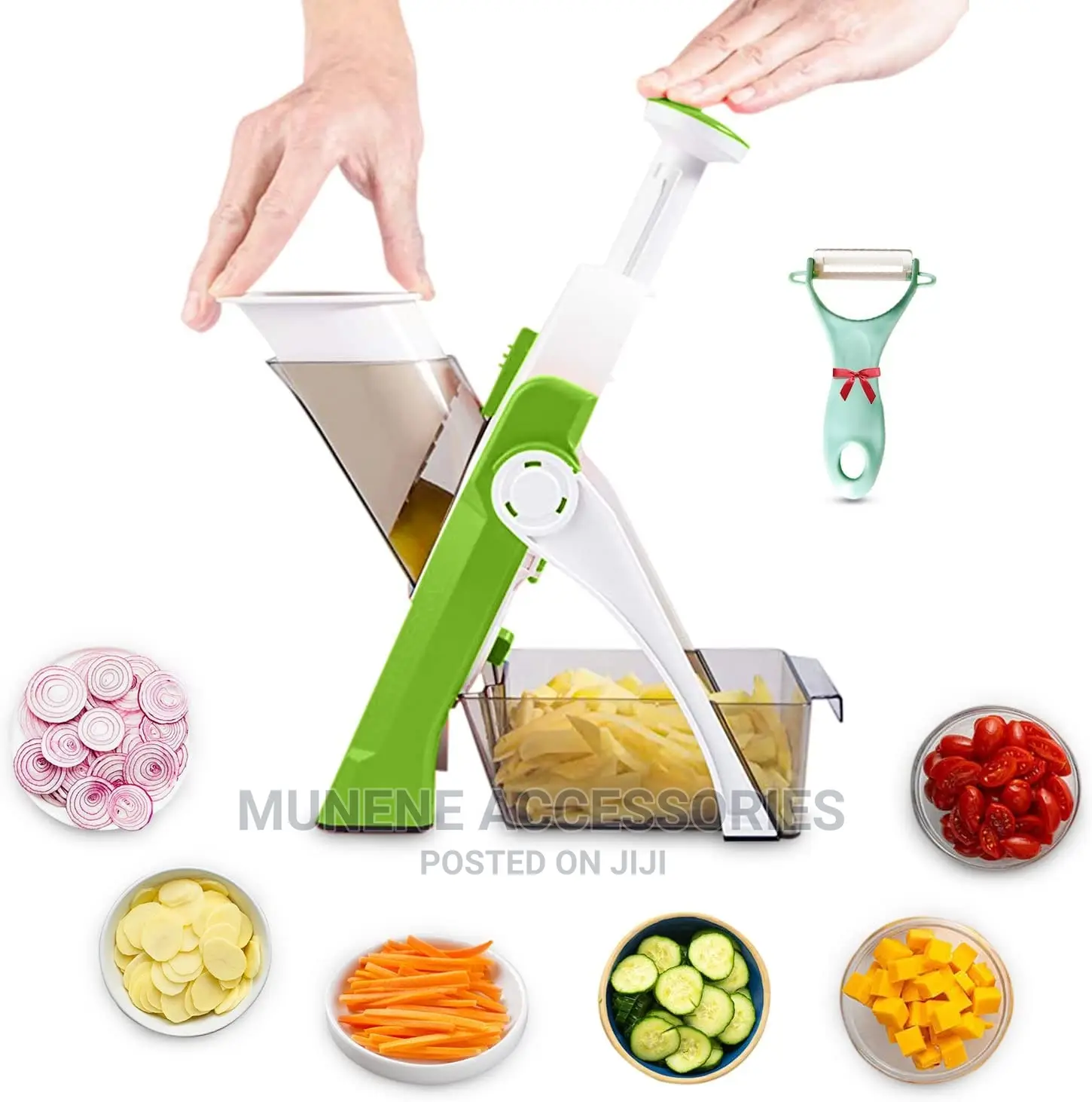 Multifunctional 5IN1 Mandoline Slicer and Chopper Vegetable