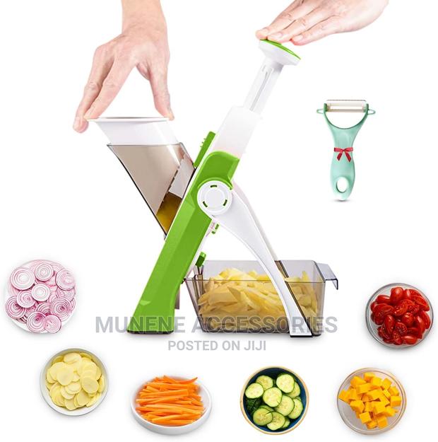 Multifunctional 5IN1 Mandoline Slicer and Chopper Vegetable - thumbnail 6