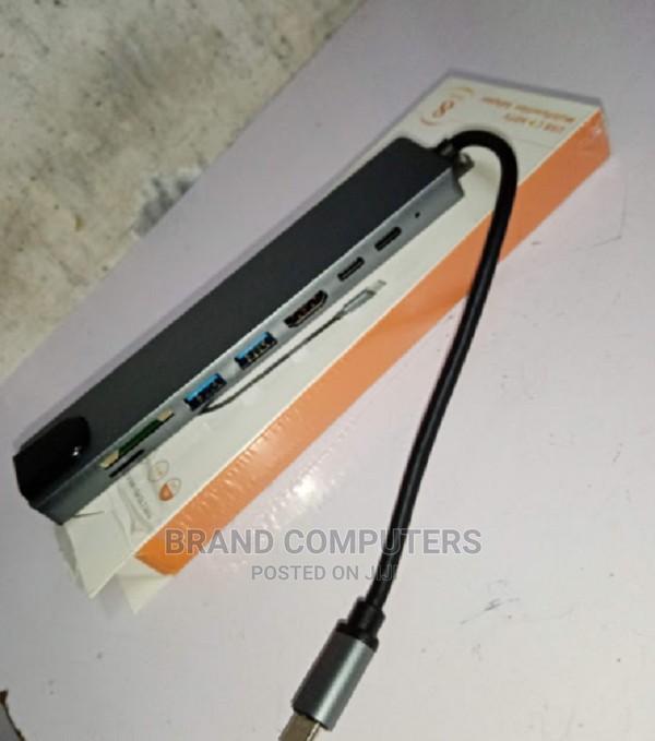 USB C 8-in-1 Adapter Hub Type-C