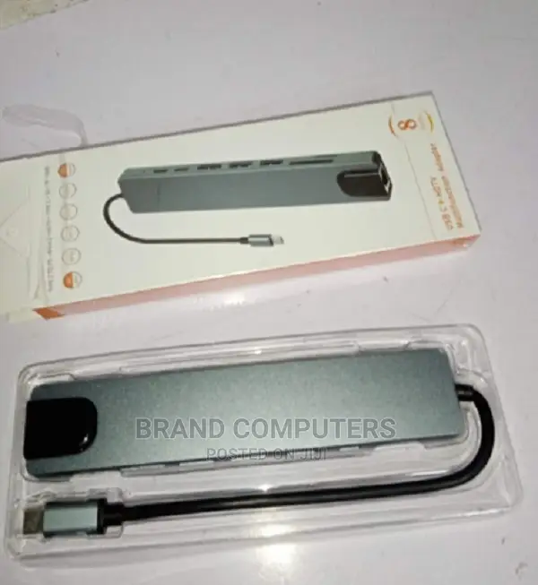 USB C 8 in 1 Hub Multiport Adapter
