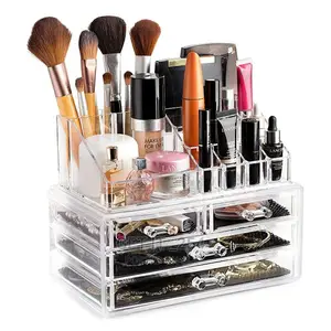 Acrylic Makeup Organizer With Drawers