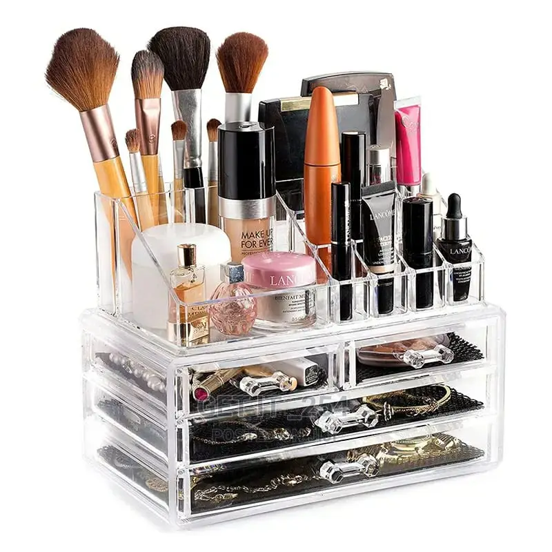 Acrylic Makeup Organizer With Drawers