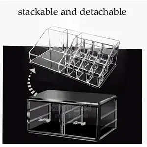 Acrylic Makeup Organizer With Drawers