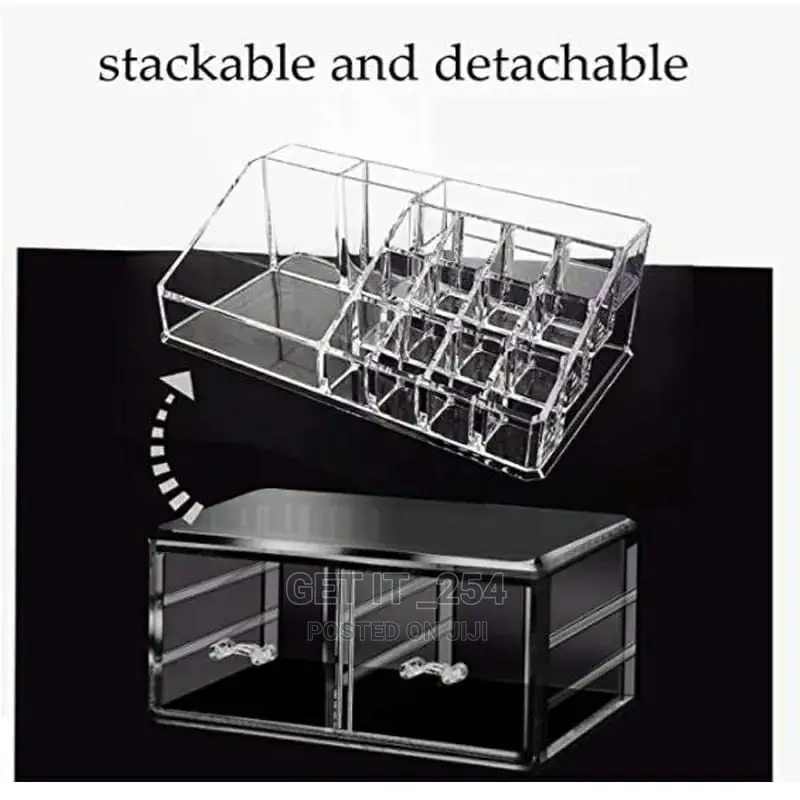 Acrylic Makeup Organizer With Drawers