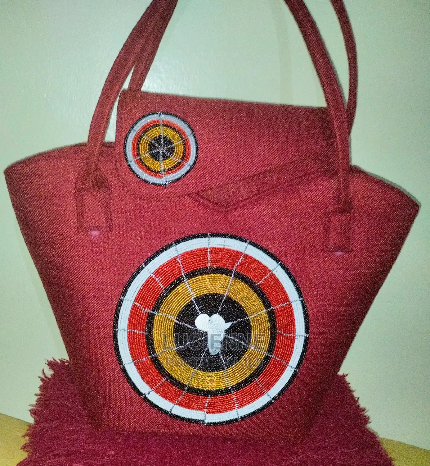 Jute Beaded Handbags