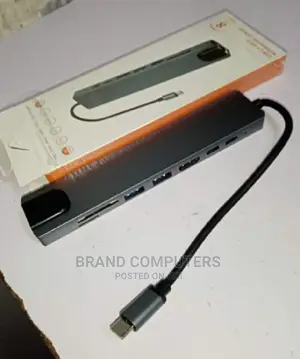 Type-C 8-in-1 Adapter With HDMI and USB