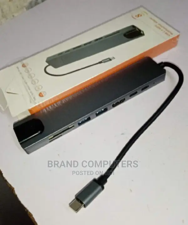 Type-C 8-in-1 Adapter With HDMI and USB