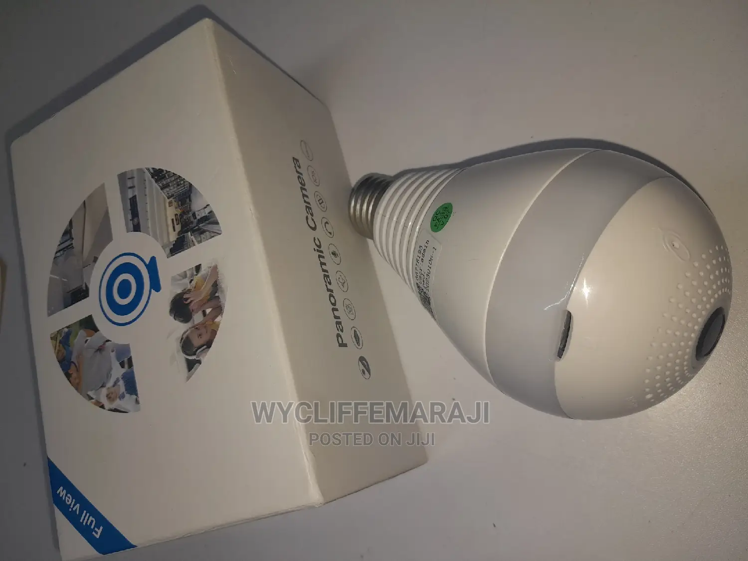 Wireless Wifi CCTV Security Bulb Camera With Memorycard Slot