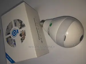 Wireless Wifi CCTV Security Bulb Camera With Memorycard Slot