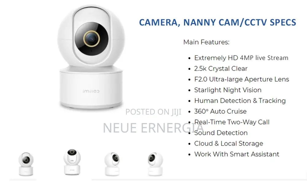 Nanny Cam IMILAB Home Security Camera Indoor, 4MP