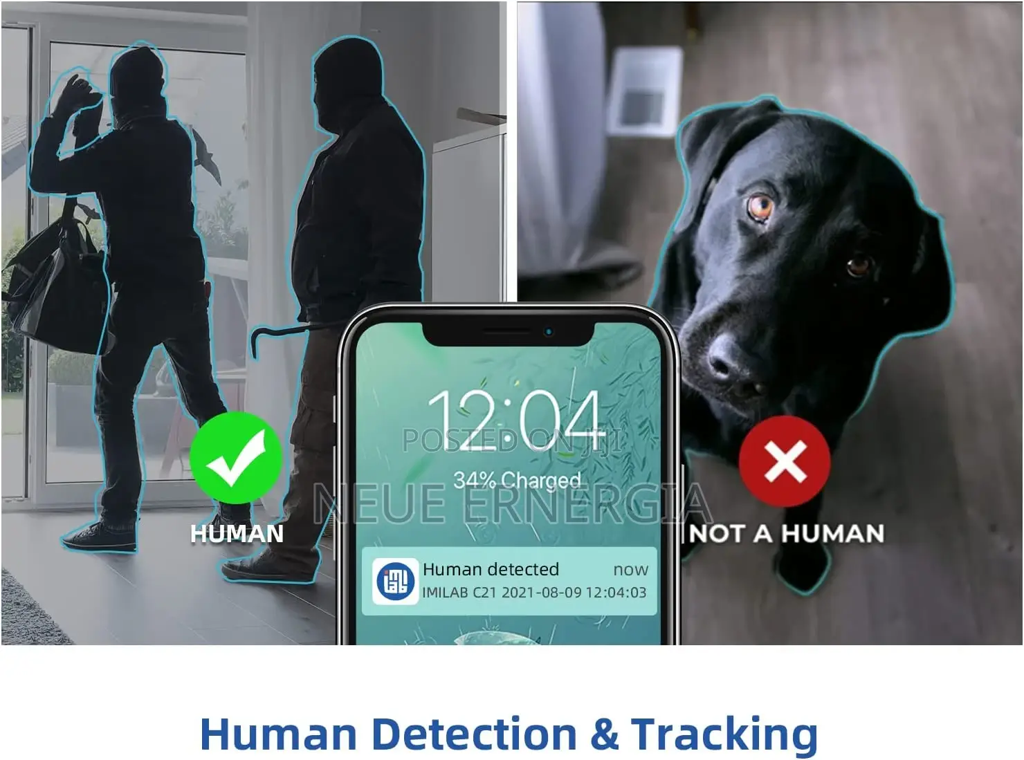 Nanny Cam IMILAB Home Security Camera Indoor, 4MP