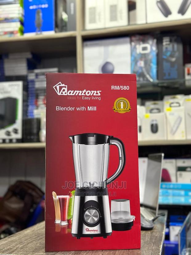 Ramtons Blender+Mill 1.5 Liters 2 Speed- Rm/580