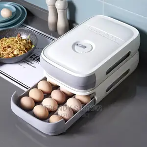 21 Eggs Long Groove Anti Collision Sliding Egg Box