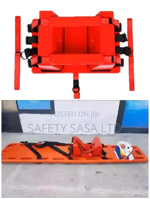 Spine Board With Collar Support Plus Head Immobilizer