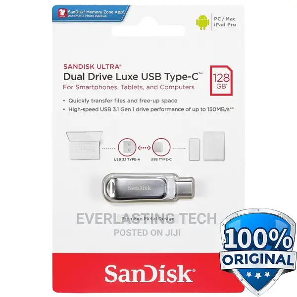 Sandisk Ultra Dual Drive Luxe USB Type-CTM 128GB