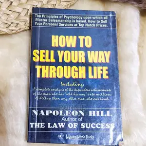 How to Sell Your Way Through Life Book by Napoleon Hill