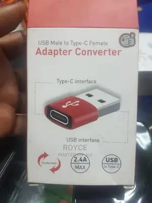 USB Male to Type -C Female Adapter Convertor