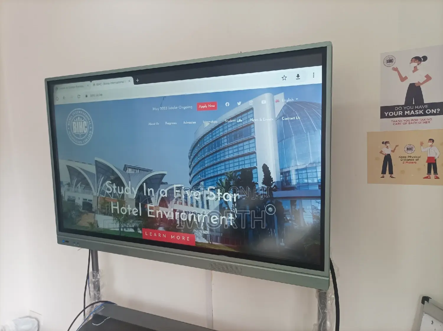 75" Interactive Whiteboard Touch Screen Smartboard Tv Iworth