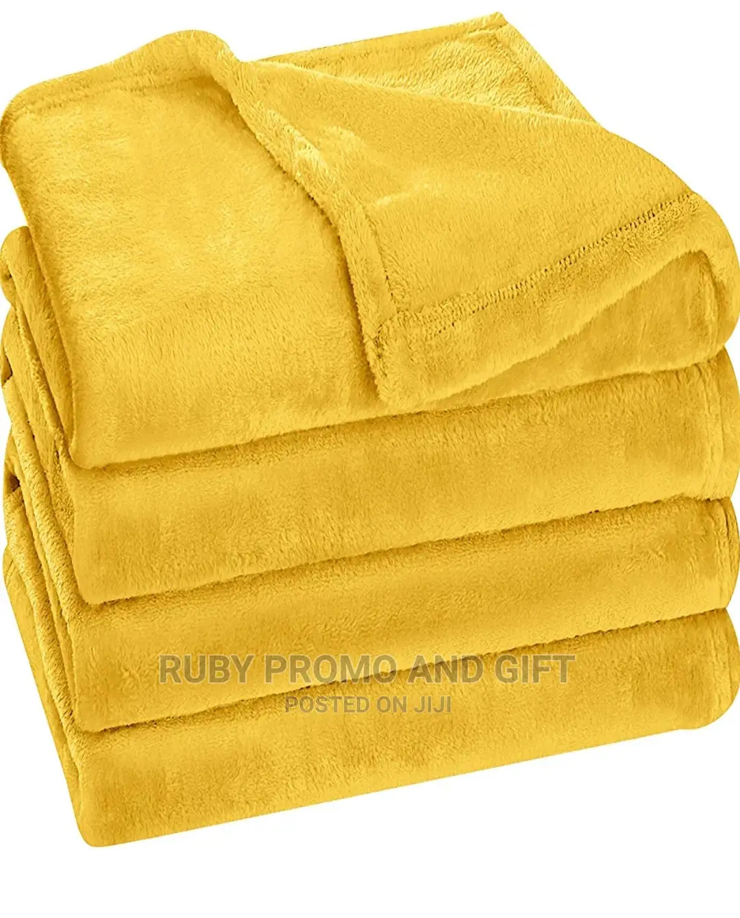 Super Warm Mustard Yellow Fleece Blanket