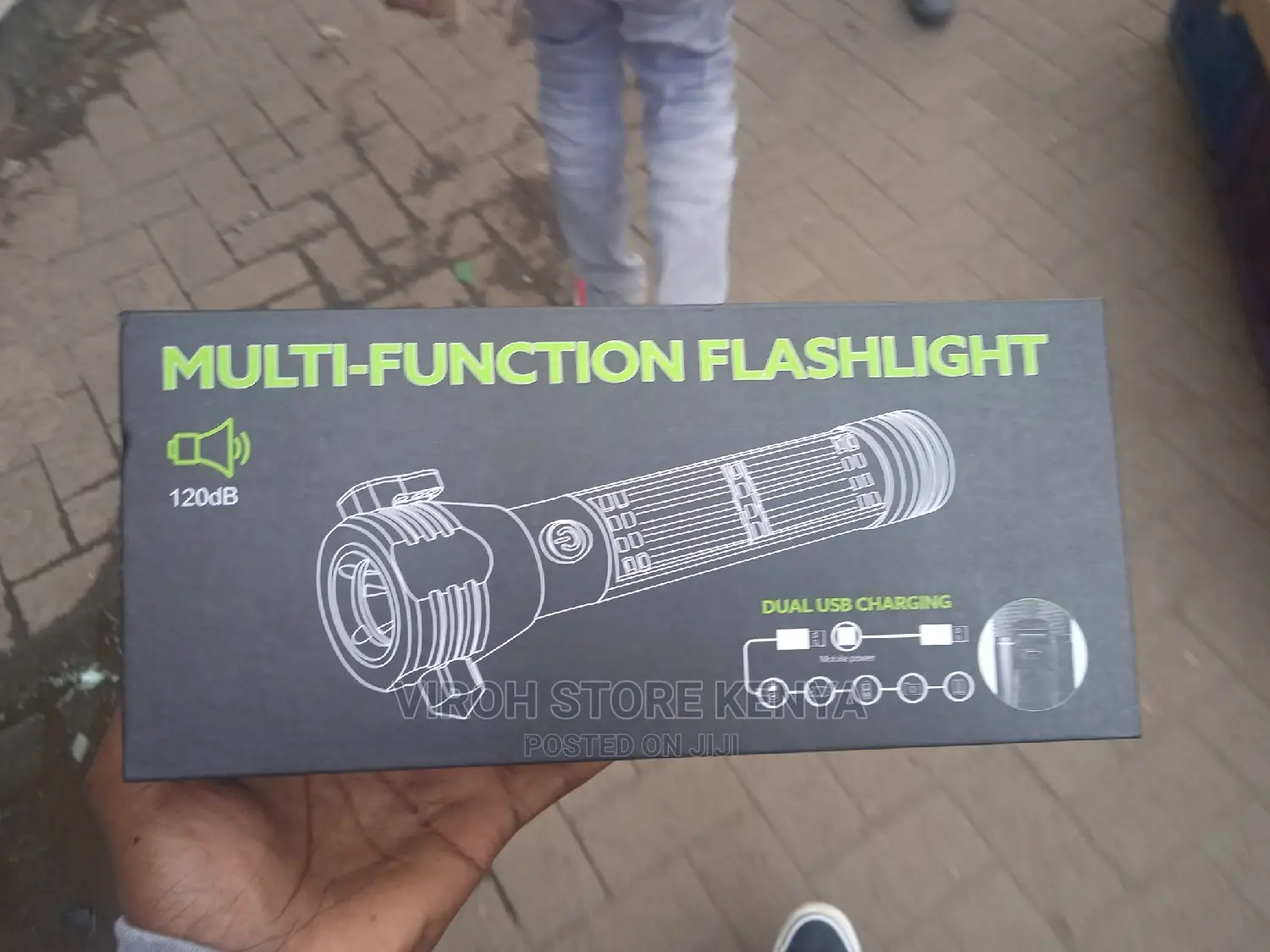 Alarm Torch Heavy Duty Multifunctional Usb Charging Magnetic