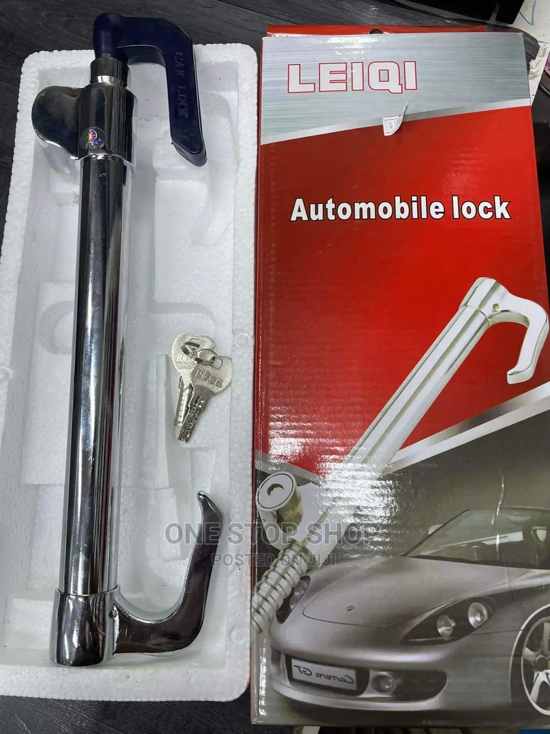 Heavy Duty Aluminum Antitheft Automobile Steering _Pedallock