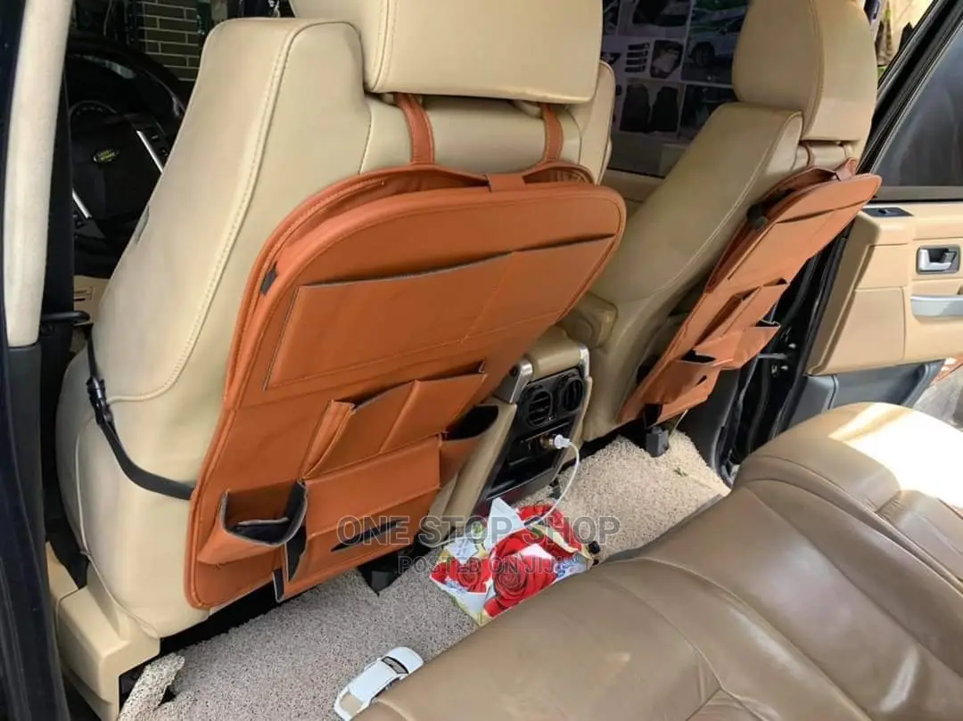 Brown Leather Clip on Back Seat Organizer (Selling Per Pc)