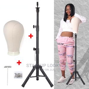 Wig Making Heavy Duty Tripod + Canvas Head+ Tpins - thumbnail 2