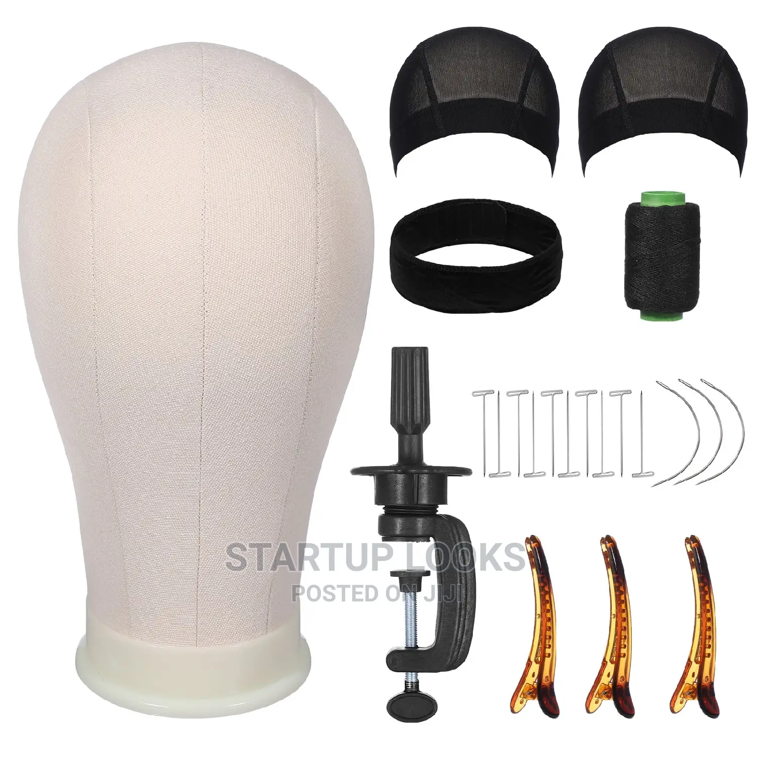 Canvas Head Set Professional Wig Making Set