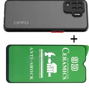 My Choice Cover for OPPO RENO 5F Case+Ceramic Screen Protect