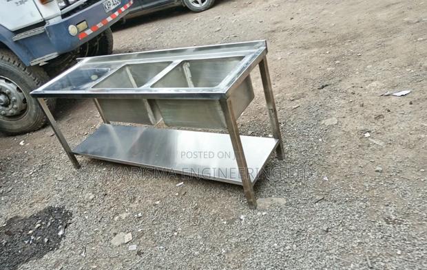 Durable Kitchen Double Sink - main view