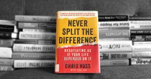 Never Split the Difference Book by Chris Voss - main view